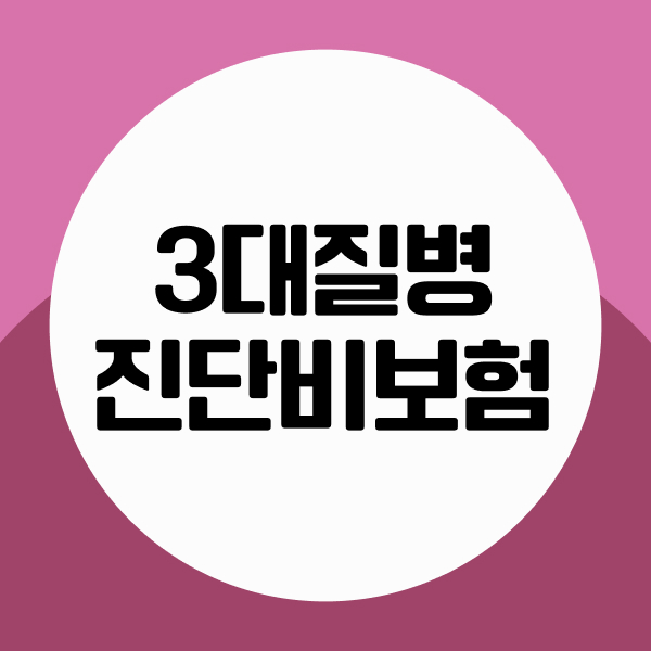 3대질병진단비보험