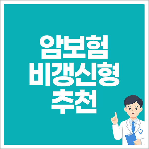 암보험비갱신형추천