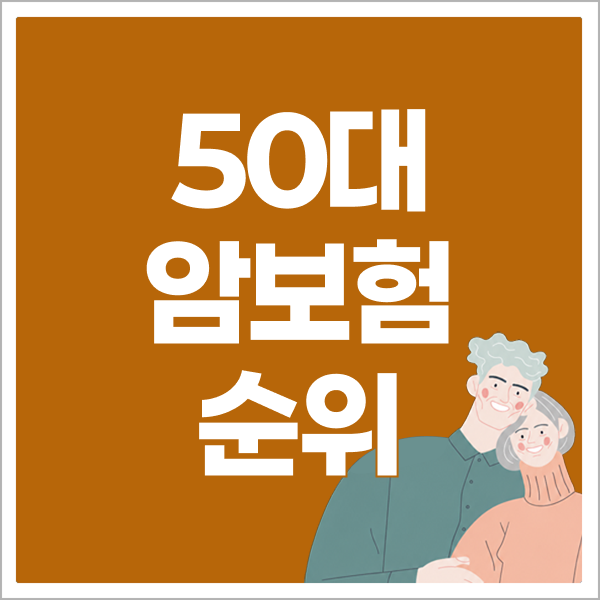 50대암보험 순위