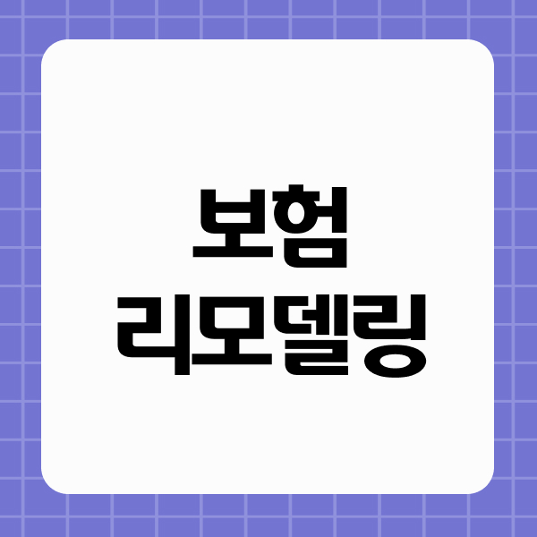 보험리모델링
