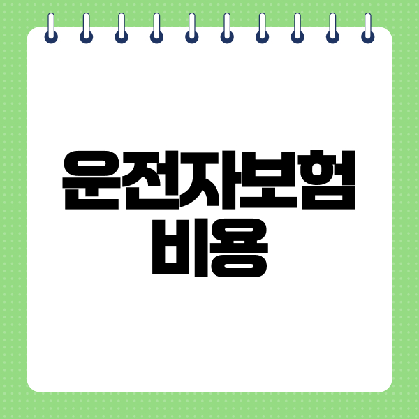 운전자보험비용