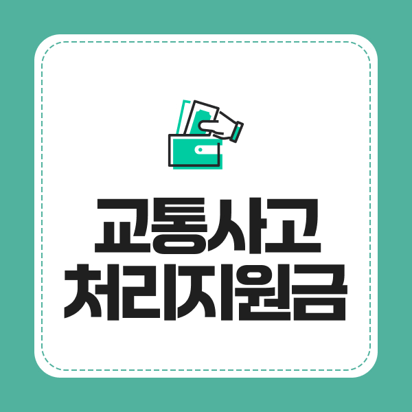 교통사고처리지원금