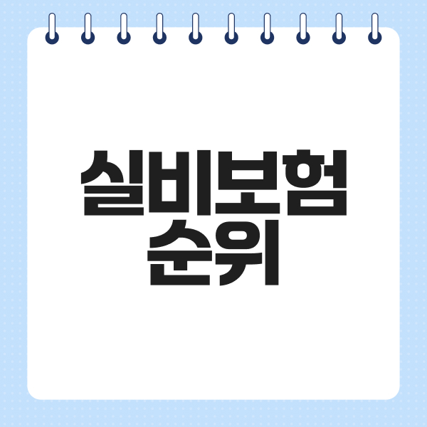 실비보험순위