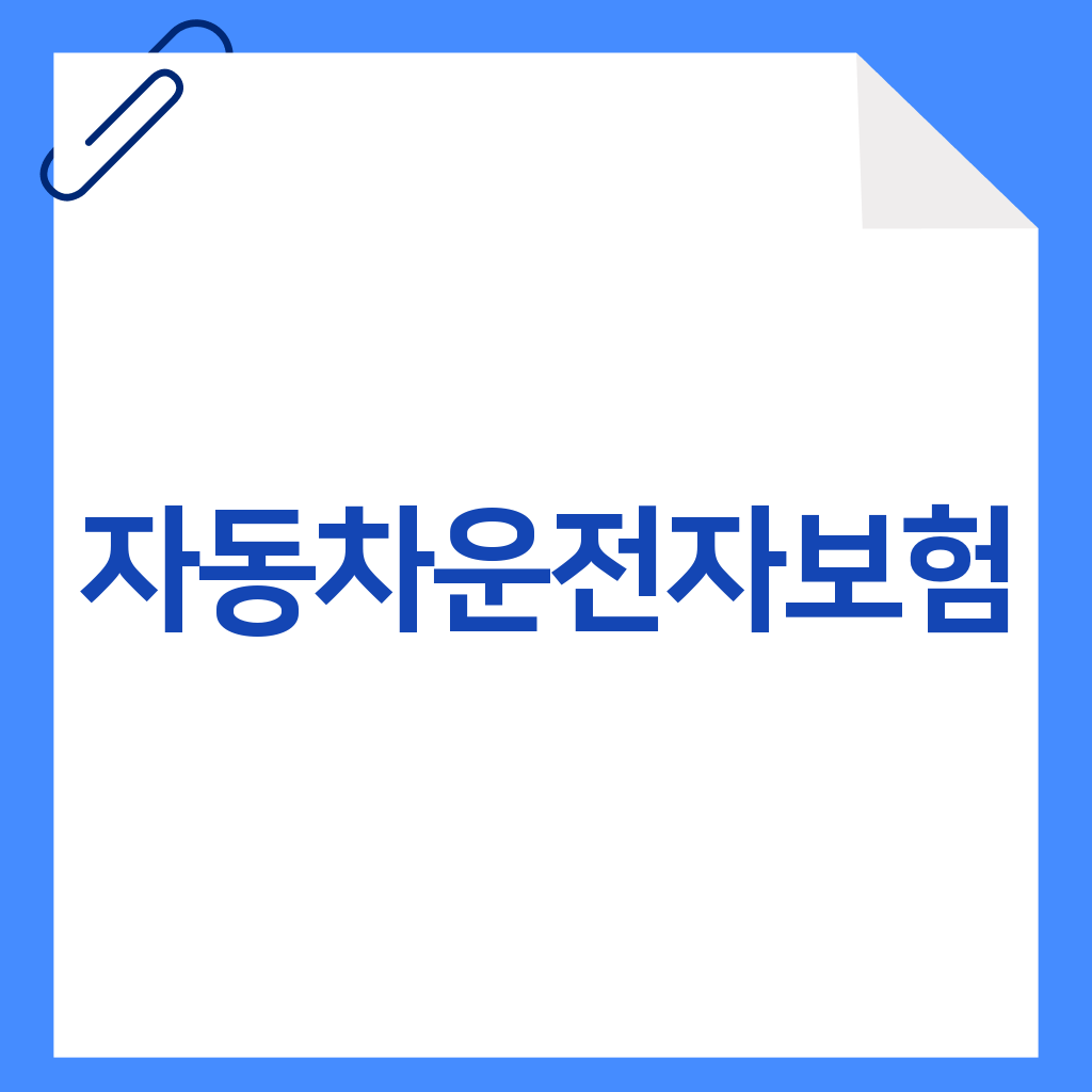 자동차운전자보험
