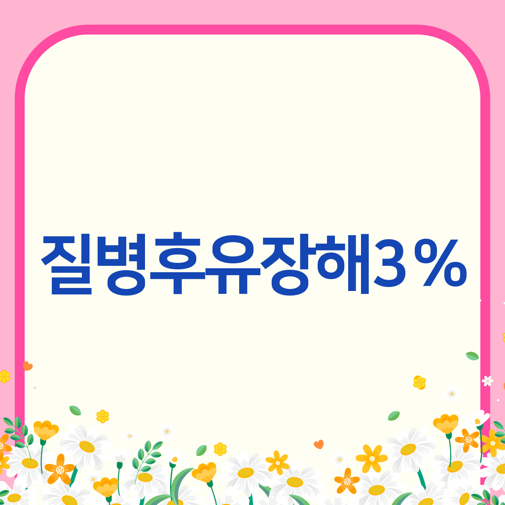 질병후유장해3%