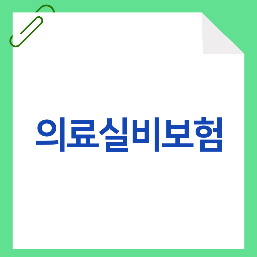 의료실비보험