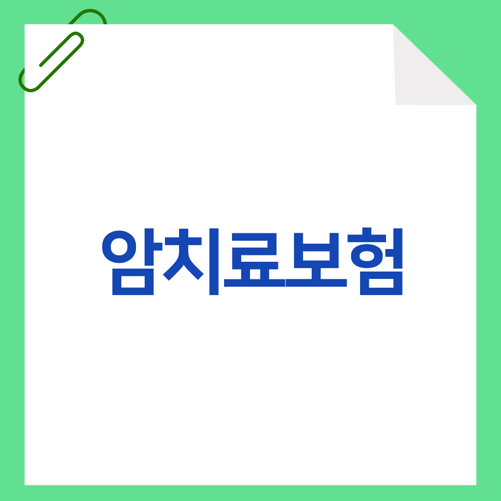 암치료보험