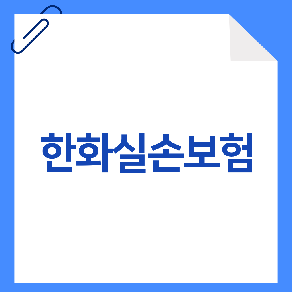 한화실손보험
