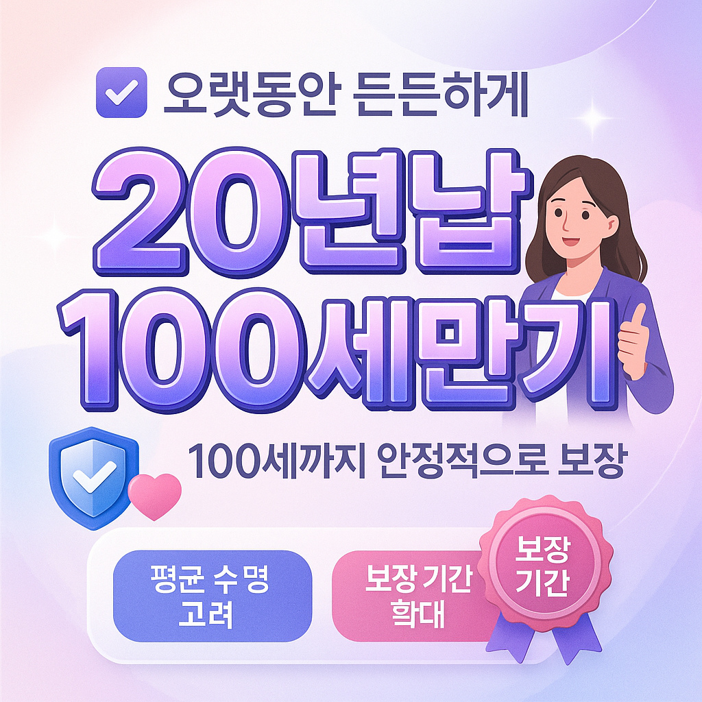 20년납100세만기