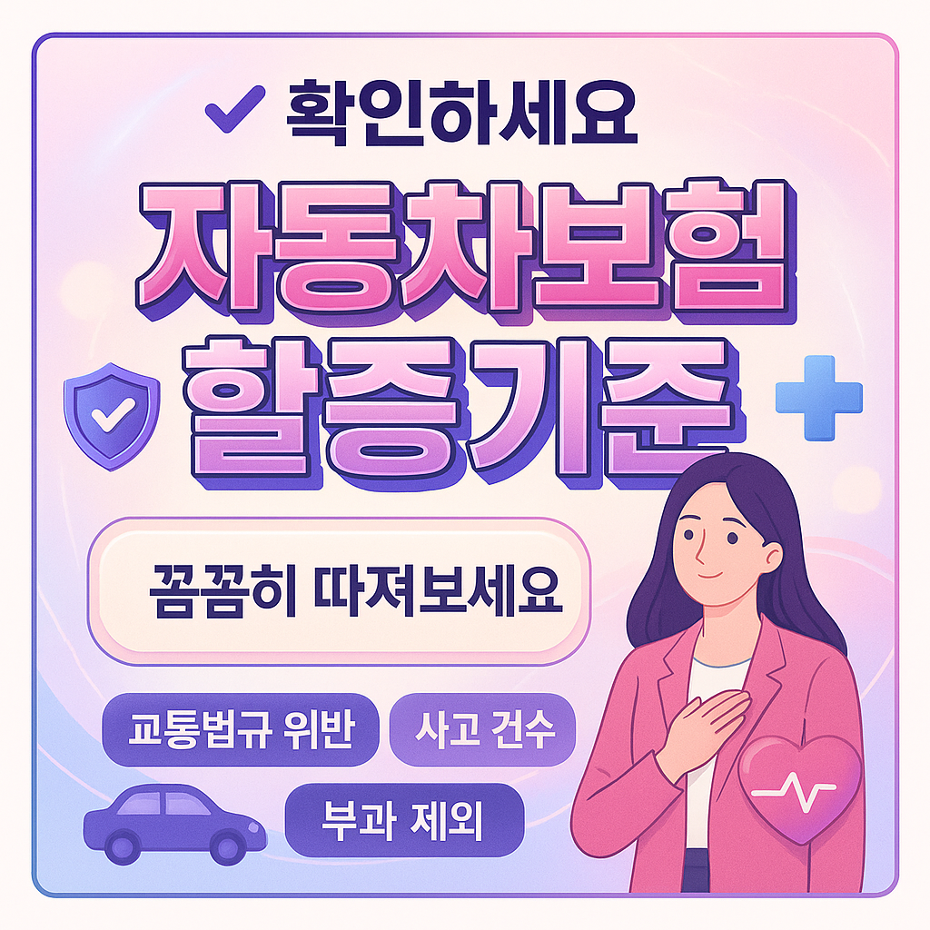 자동차보험할증기준