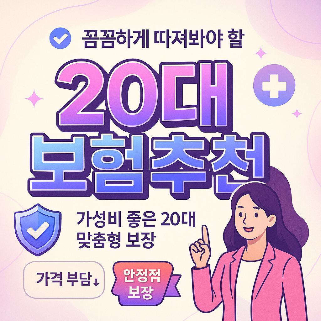 20대보험추천