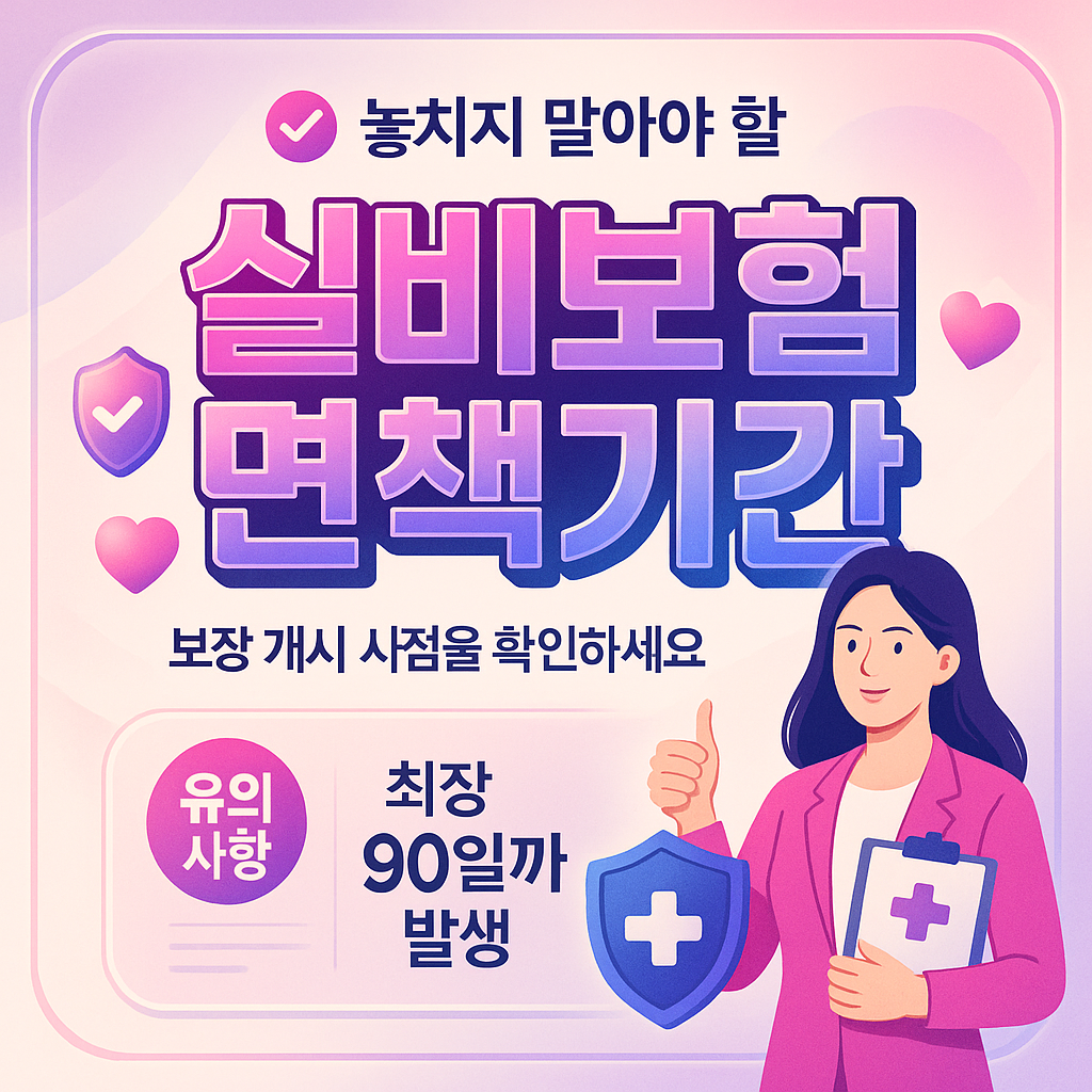 실비보험면책기간