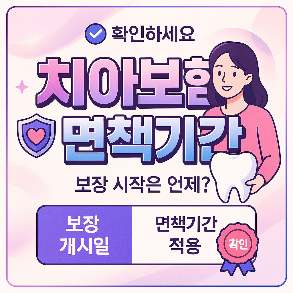 치아보험면책기간