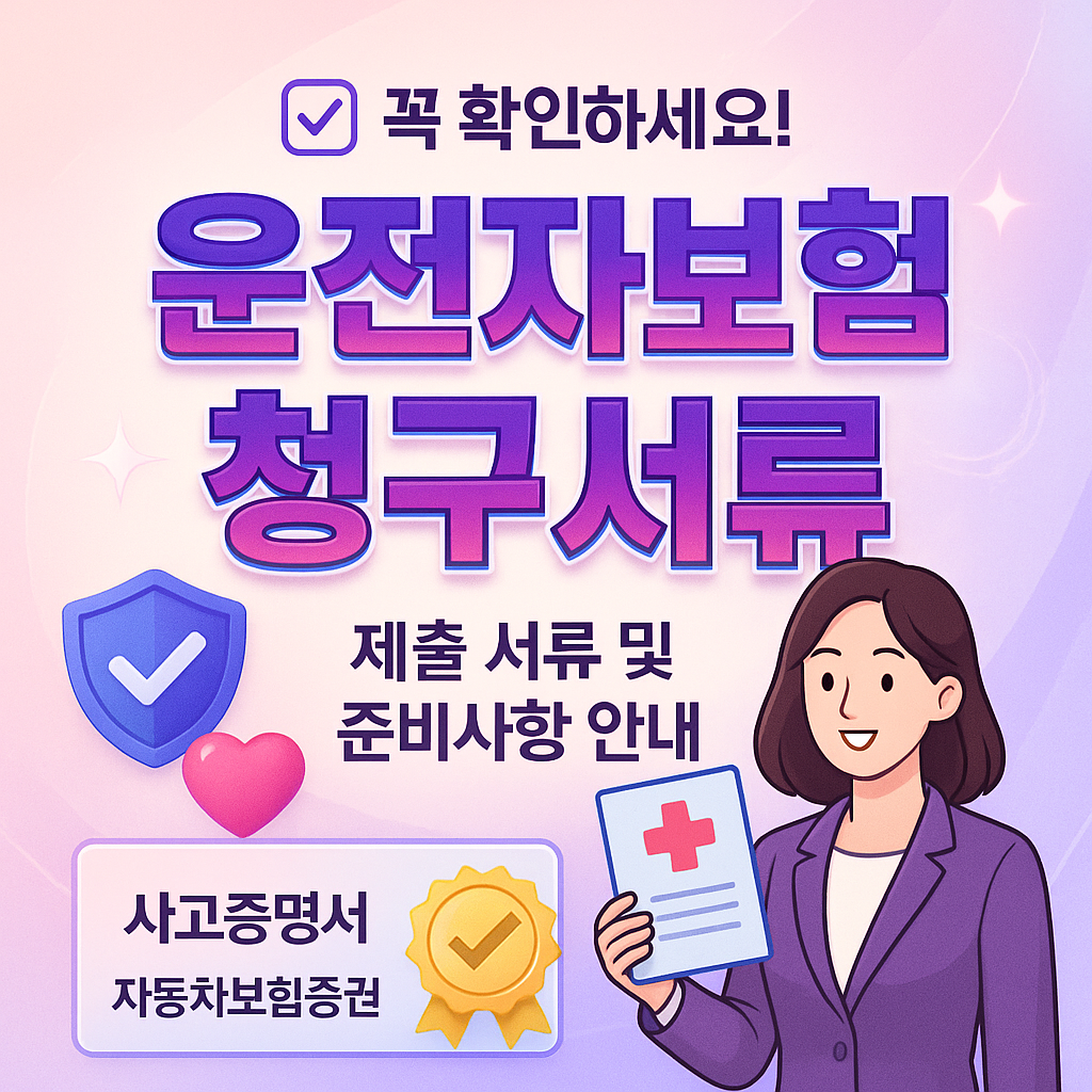 운전자보험청구서류