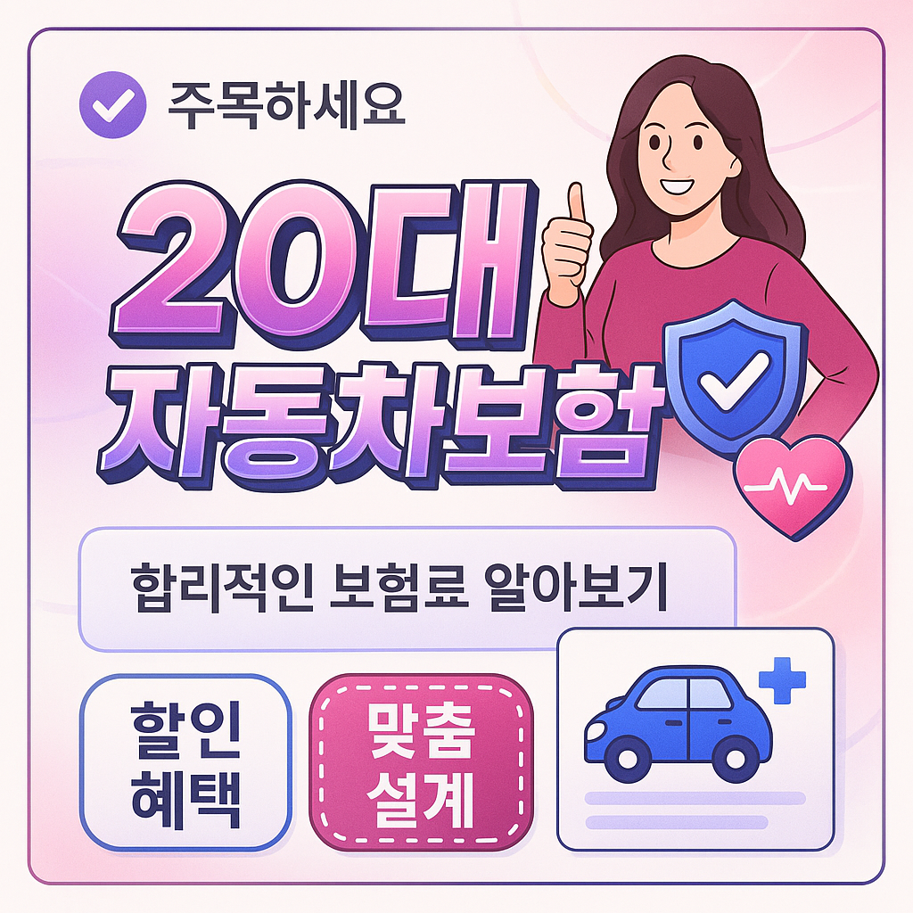 20대자동차보험료